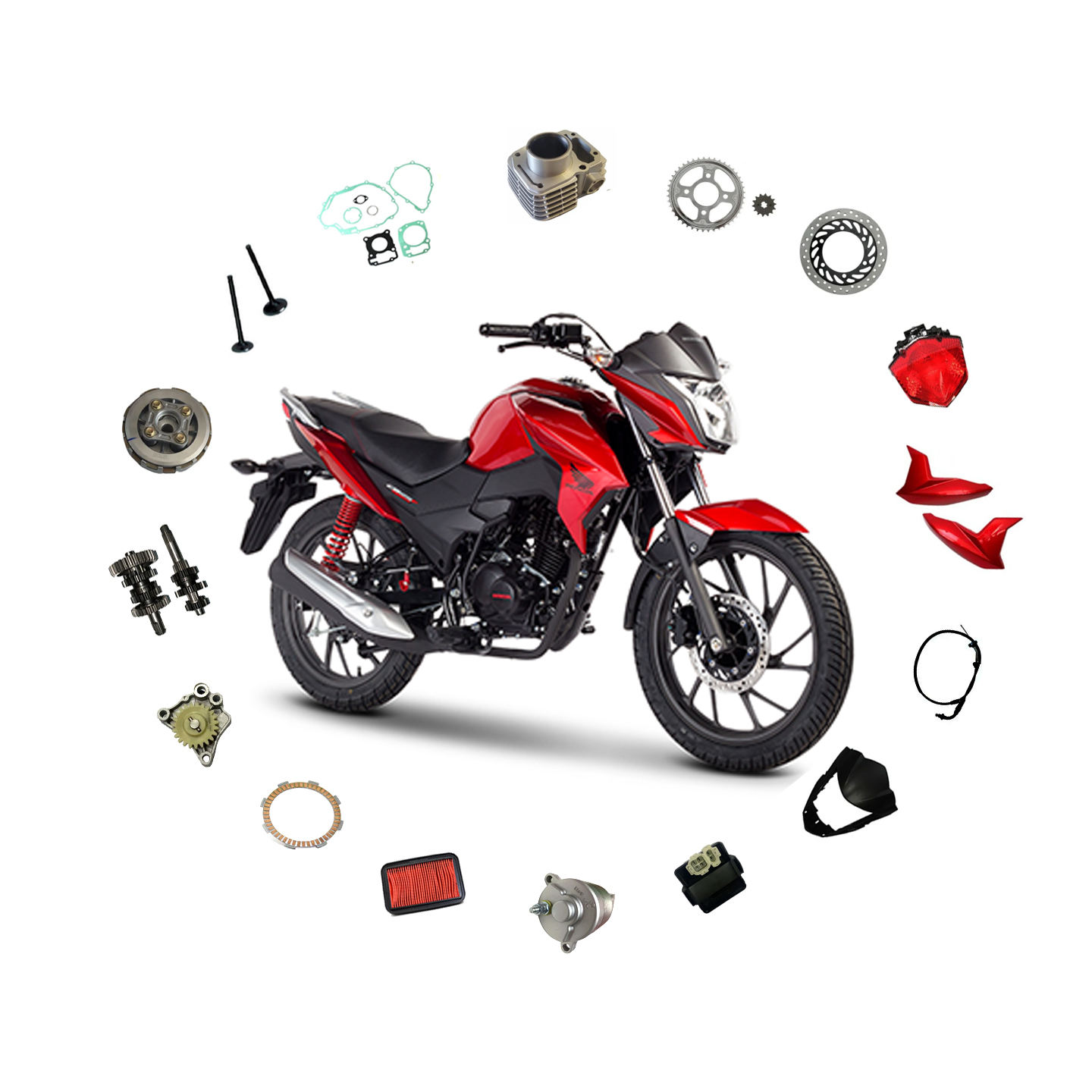 CBF125 TWISTER Spare Parts Reliable Motorcycle Accessories