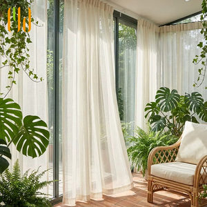 <span class=keywords><strong>Tissu</strong></span> de rideau en maille transparente blanc chaud sur mesure <span class=keywords><strong>au</strong></span> <span class=keywords><strong>mètre</strong></span> – Rouleau de rideaux en gros pour magasin de rideaux - Product Image 2