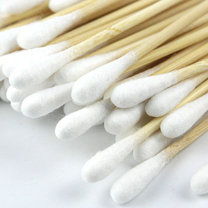 Hisopos Médicos de Algodón Haishi Hainuo, Hisopos de Algodón Desechables con Punta Redonda, Esterilizados para Uso Médico, Desinfección - Product Image 1