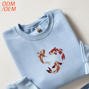 Pull-over personnalisé 100% coton brodé en 3D, pull-over chaud et tendance pour l'hiver avec offre ODM - Product Image 3