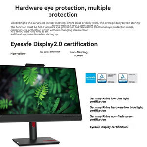 Moniteur d'ordinateur <span class=keywords><strong>Lenovo</strong></span> ThinkVision <span class=keywords><strong>27</strong></span> <span class=keywords><strong>pouces</strong></span> avec support réglable IPS T27i-30, prend en charge l'affichage mural - Product Image 2