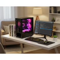Pcooling haut de gamme Gaming Pc Case Full Tower avec alimentation Argb Gaming Pc Case 2024 Hot Selling Gaming Pc Cases Atx Cabinet