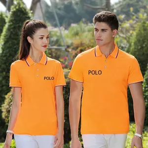 独自の非ブランドデザインのスポーツドライゴルフTシャツをカスタマイズメンズポロシャツレディースポロシャツ
