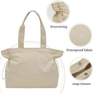 Sac à main en nylon pratique Design minimaliste + matériau durable Tissu en nylon léger et facile à entretenir - Product Image 3