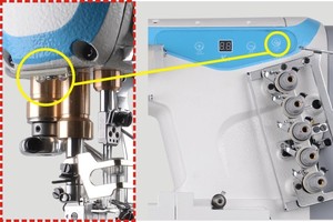 Machine à coudre interlock à cylindre Jack K4-D à économie d'énergie - Product Image 4