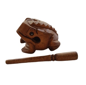 Instrumentos de percusión: Instrumento musical de rana de madera para decoración del hogar, hecho en Tailandia - Product Image 1