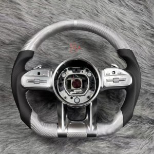 Volante Deportivo de Fibra de Carbono para Benz AMG Clase C W204 C63 W212 W218 W207 W172 S, Gran Venta - Product Image 4