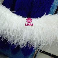 Accessoire vestimentaire Boa Autruche 25 plis 30ply Plumes d'autruche Boas Écharpe Vêtements Accessoire Femme Robe Mariage Fête Décoration