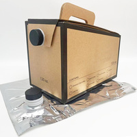 Boîte isotherme portable en carton pour café, personnalisable, en gros, jetable, durable, imperméable, enduite de PE, de qualité alimentaire