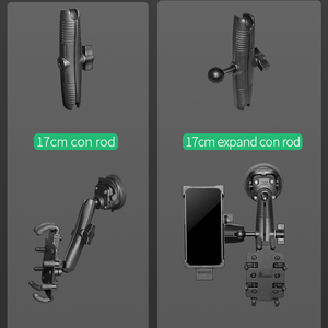 6.7 "Longueur Double Socket Bras Aluminium 17CM Bielle Compatible avec RAM B Taille 1" Ball Components VIN-B-17 - Product Image 5