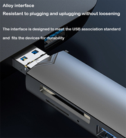 Lector de tarjetas SD TF Tipo C USB A 3,0 y adaptador Micro Memory OTG para computadora portátil