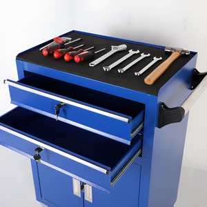 Customized Steel <b>Tool</b> <b>Cabinet</b> 1200x900x400 Mm With Wheels And Lock Industrial Workshop Storage Drawer Cart - Product Image 3