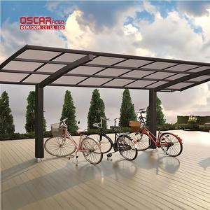 Kits en aluminium et <span class=keywords><strong>bois</strong></span> <span class=keywords><strong>DIY</strong></span> en promotion : Auvent de portail d'allée, abri extérieur, protection de place de stationnement, abri de voiture - Product Image 1