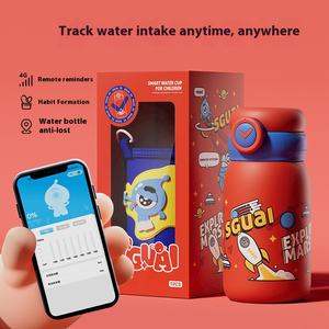 Enfants Thermos Paille Bouteille D'eau 316L De Qualité Alimentaire Élèves Du Primaire Boire Surveillance Anti Chute 24 Heures Thermique - Product Image 4