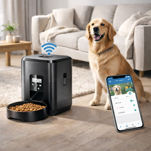 Distributeur automatique de nourriture pour chien intelligent Wifi 2L, distributeur de nourriture sèche, rappel, programmation quantitative, contrôle par application Tuya, distributeur automatique de nourriture pour chat, bol pour chien - Product Image 3