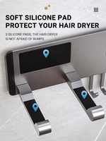 Organisateur de rangement pour sèche-cheveux et fer à boucler Dyson Airwrap pour la salle de bain