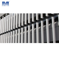 Nouvelle conception de mur-rideau en métal léger, coupe laser 3D, pare-vent, imperméable, en aluminium, pour hôtel