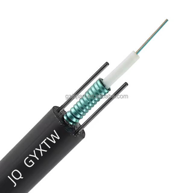 Optical Fiber Cable with 4 6 8 12 24 Cores GYXTW-4B1 Optical Kable Outdoor SingleMode