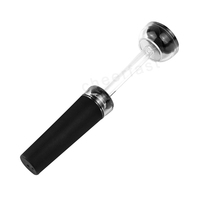 Nouveau design – Bouchon de bouteille de vin rouge réutilisable en silicone et plastique avec pompe à vide – Bouchon de vin en ABS