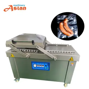 Pirinç vakum yapıştırma makinesi/tahıl gıda vakum sızdırmazlık paketleme makinesi/sosis vakum paketleme makinesi