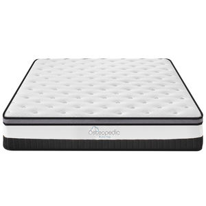 Colchón Híbrido Hipoalergénico con Espuma y Resortes Ensacados, Tejido de Punto Ecológico, 30 cm de Grosor, Económico y Confiable para Dormitorio - Product Image 2