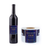 Etiqueta Adhesiva Personalizada para Botellas de Vino, Impresión CMYK