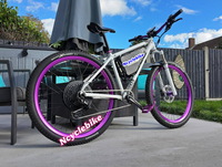   Kit de conversion de vélo électrique programmable 60A TUNE Controller 60V 72V 3000W avec accélérateur SuRon et écran UKC1