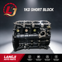 Bloc moteur court diesel 1KD-FTV 3.0L 1KD, compatible avec Toyota Hilux Fortuner Prado Hiace LandCruiser, pièces de rechange