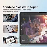 Film de protection d'écran tactile Paperfeel ODM, facile à installer, avec fonction anti-poussière pour iPad Air 11/12,9 pouces