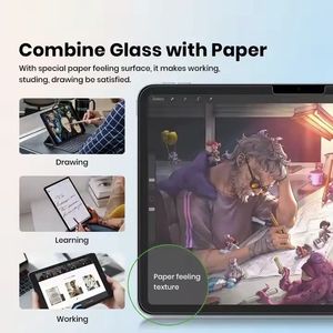 ฟิล์มกันรอยหน้าจอแบบสัมผัส ODM Paperfeel ติดตั้งง่าย พร้อมฟังก์ชั่นกำจัดฝุ่น สำหรับ iPad Air 11/12.9 นิ้ว - Product Image 3