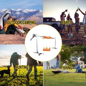 Vỉ Nướng Điện Lò Nướng Điện Lò Nướng Bbq Lò Nướng Thịt Lợn Bbq Lò Nướng Thịt Cừu Với Vỉ Nướng Động Cơ Điện - Product Image 2