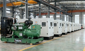 定制 OEM 160 千瓦 200 千伏安 50/60 赫兹柴油发电机 开放式 静音外壳 ATS 100% 铜质交流发电机 中型工厂 - Product Image 3