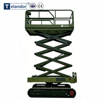 Promotion : Nacelle élévatrice sur chenilles tout-terrain 12m 250kg pour sites miniers et travaux en hauteur - Livraison rapide