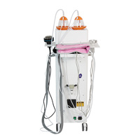Appareil de massage vertical électrique à ventouse pour l'augmentation mammaire avec lumière rouge, microcourant et thérapie par vibration, pour usage domestique et professionnel