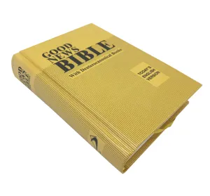 Libro de la Santa Biblia A6 de bolsillo personalizado de fábrica, impresión en inglés con Biblia de alta calidad