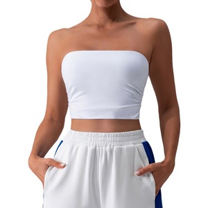 <span class=keywords><strong>Reggiseno</strong></span> sportivo estivo senza spalline per Yoga Pilates Top morbido leggero e traspirante senza schienale - Product Image 6