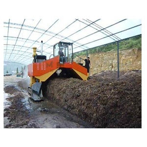 Su misura 2-5m di larghezza del letame di pollo rifiuti organici Compost fertilizzante Windrow compostaggio Turner macchina - Product Image 1