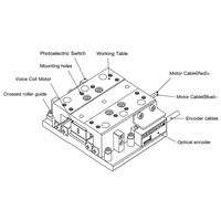 Module de moteur linéaire léger, design compact avec réponse rapide pour instruments de précision