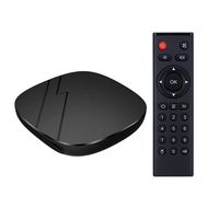 Décodeur vidéo multimédia 4k 2.4G 5G Wifi double Boîtier décodeur A6 Pro 2 Go 16 Go Amlogic S905W2 Android TV Tvbox