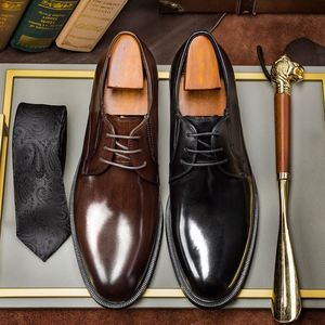 Zapatos de Cuero Genuino de Alta Calidad, Cómodos, Casuales, de Vestir, para Bodas, Fiestas, Oficina, Moda Otoñal - Product Image 6