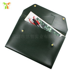 <b>A4</b> Tablet Bag/Briefcase, Leather Laptop Cover, Document Bag/<b>File</b> Folder (Customizable) - Product Image 5