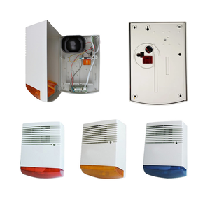 Sirène factice extérieure filaire étanche 120 dB avec stroboscope |   Alarme sonore et lumineuse rouge pour la <span class=keywords><strong>sécurité</strong></span> commerciale et résidentielle - Product Image 4