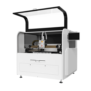 Machine de découpe laser CO2/fibre haute précision pour bois, métal (cuivre, acier inoxydable), feuille d'acrylique - Modèle de bureau simple - Product Image 1