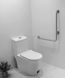 Barre d'appui de sécurité en L pour toilettes, durable, antirouille, pour personnes à mobilité réduite, pour salle de bain et hôpital - Product Image 4