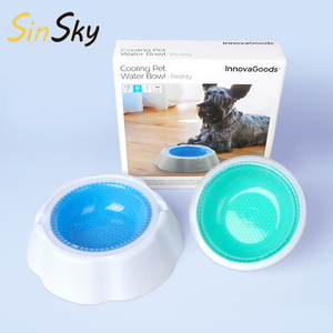 SinSky grosir Newfangled mangkuk makanan anjing dingin turun mencegah Heatstroke mangkuk hewan peliharaan pengumpan gaya baru mangkuk makanan anjing - Product Image 5