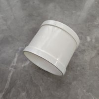 DN160 Haute Pression Écologique PVC Drainage Accouplement Direct Type de Prise Raccord pour Système d'Eau des Eaux Usées Accessoire de Plomberie Robuste