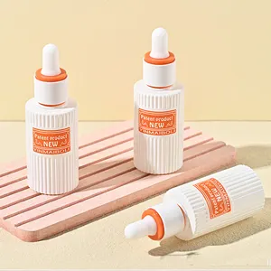 Low MOQ Benutzer definierte neue Farbe 30ml leere ätherische Öl Hautpflege Serum Verpackung Glas dicken Boden Tropf flasche