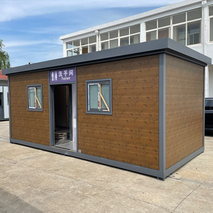 Toilettes portables en panneaux sandwich, modernes, écologiques, pour attractions touristiques, toilettes publiques extérieures - Product Image 5