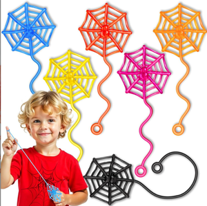 <span class=keywords><strong>Ragnatela</strong></span> Elastica in TPR <span class=keywords><strong>con</strong></span> Filo, Giocattolo Divertente per Scherzi di Halloween, Mini Regalo per Feste dei Bambini - Product Image 1