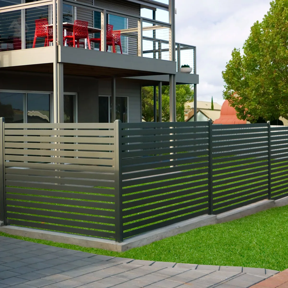 Industrial Custom Laser Fencing Backyard Door Fence Easy To Assemble